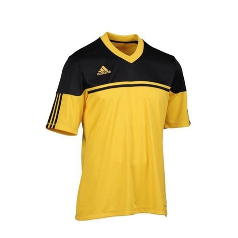 adidas voetbalshirt geel|Adidas football shirt.